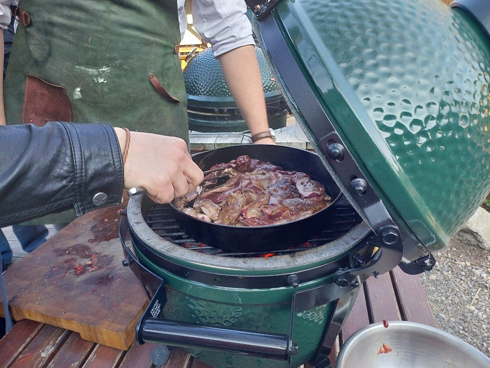 kurz grilování big green egg