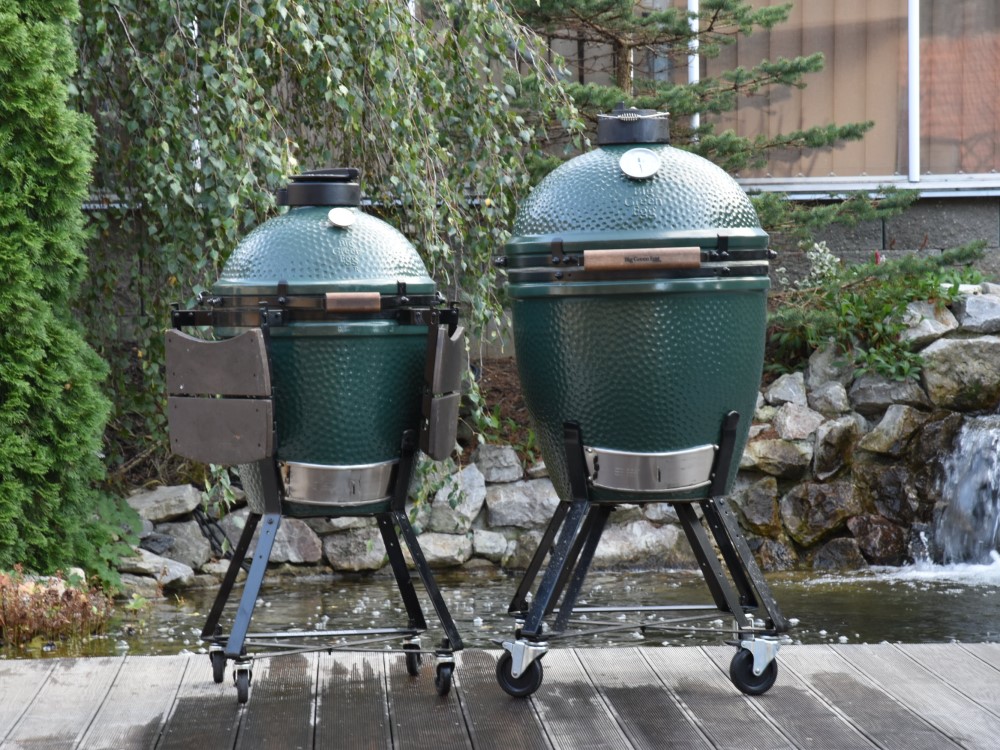 nepřímé grilování na grilu big green egg