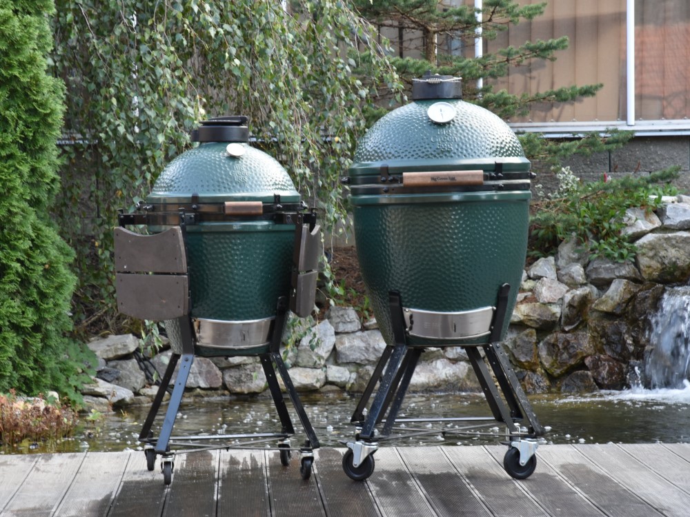 nepřímé grilování na grilu big green egg