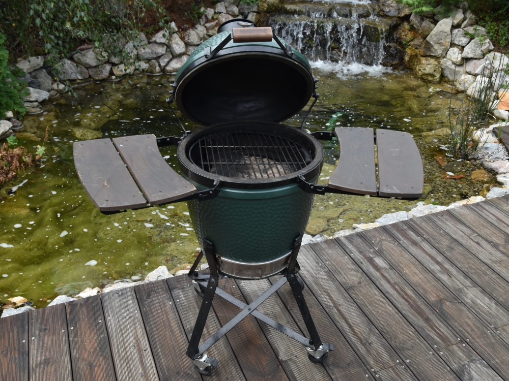 jak udržovat dřevěné stolky big green egg