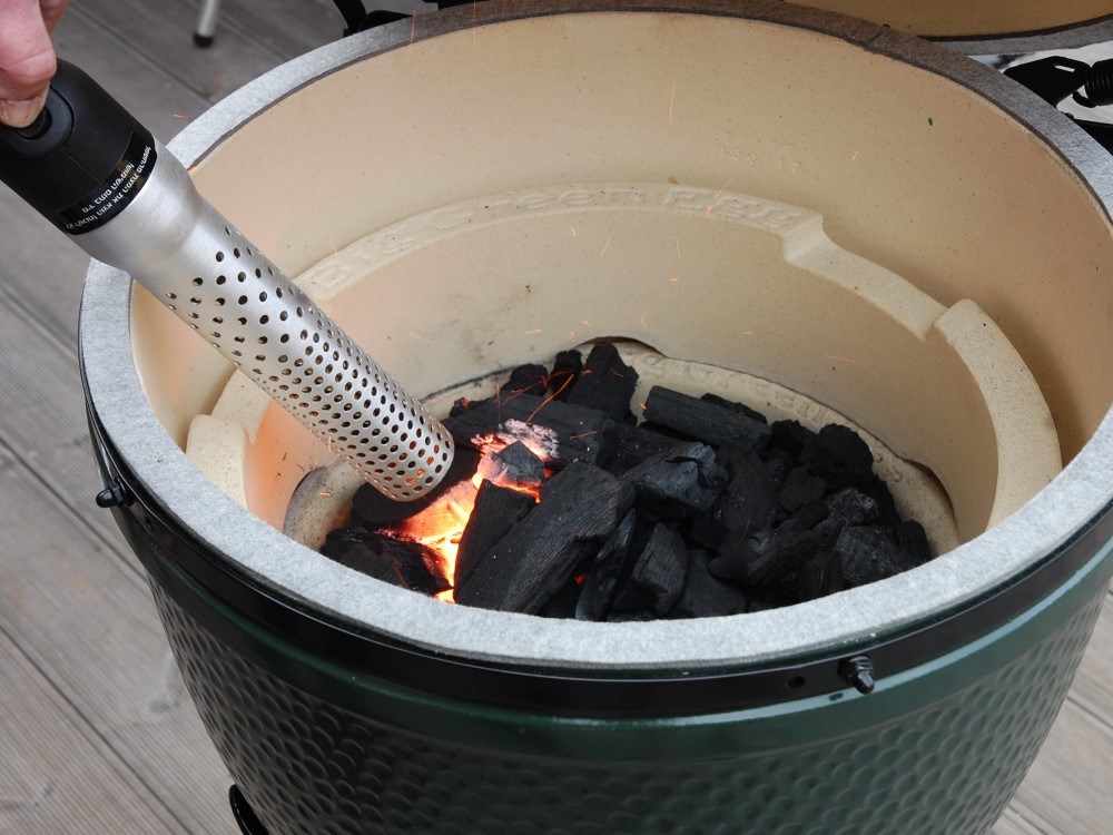 jak poprvé zapálit gril big green egg