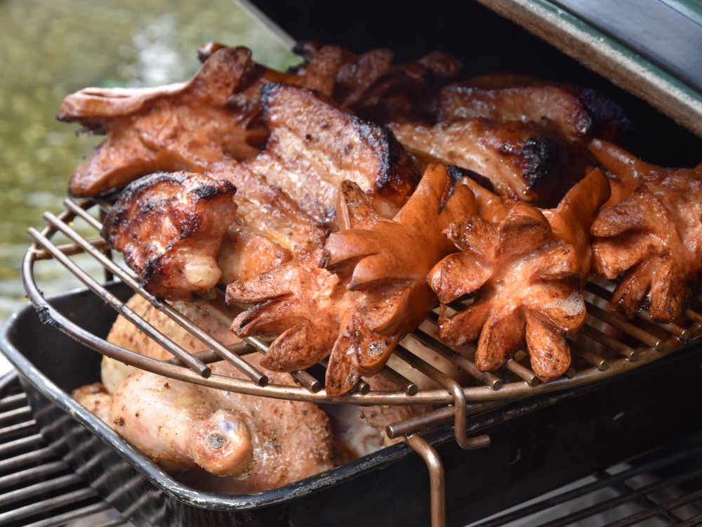 nástavbový rošt grilu big green egg