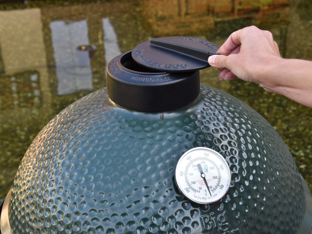 horní regulační klapka grilu big green egg