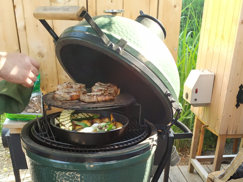 nástavbový rošt grilu big green egg