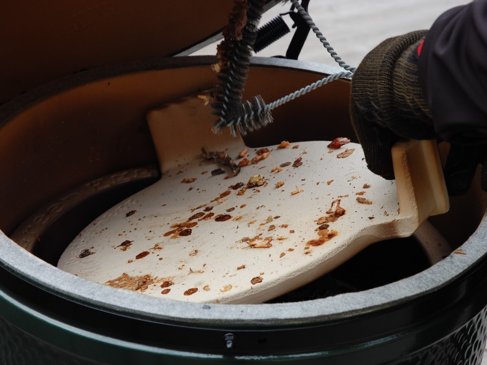 nepřímé grilování v big green egg