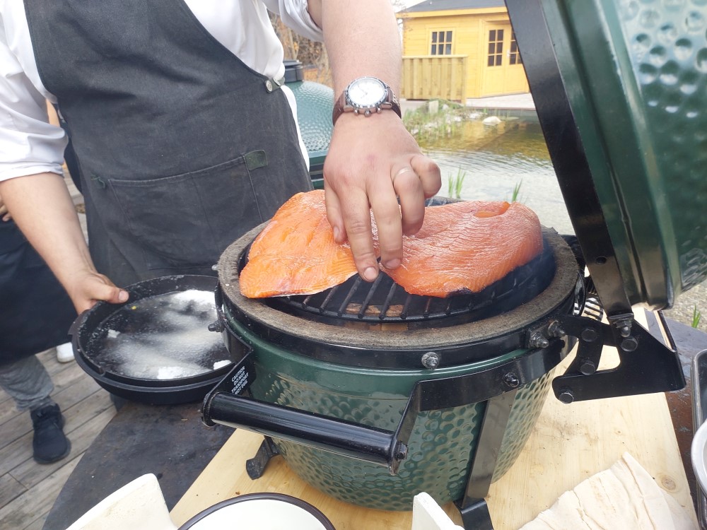 kurz grilování na Big Green Egg