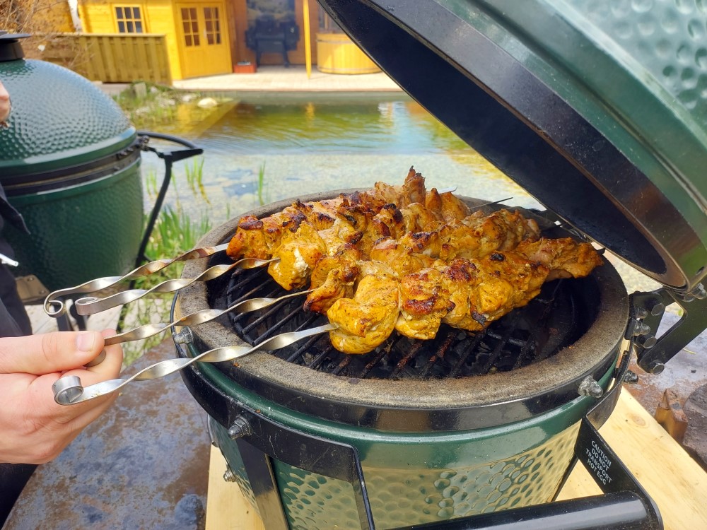 kurz grilování big green egg