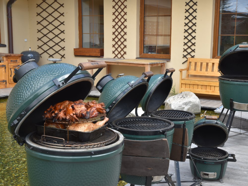 co můžu dělat na grilu big green egg