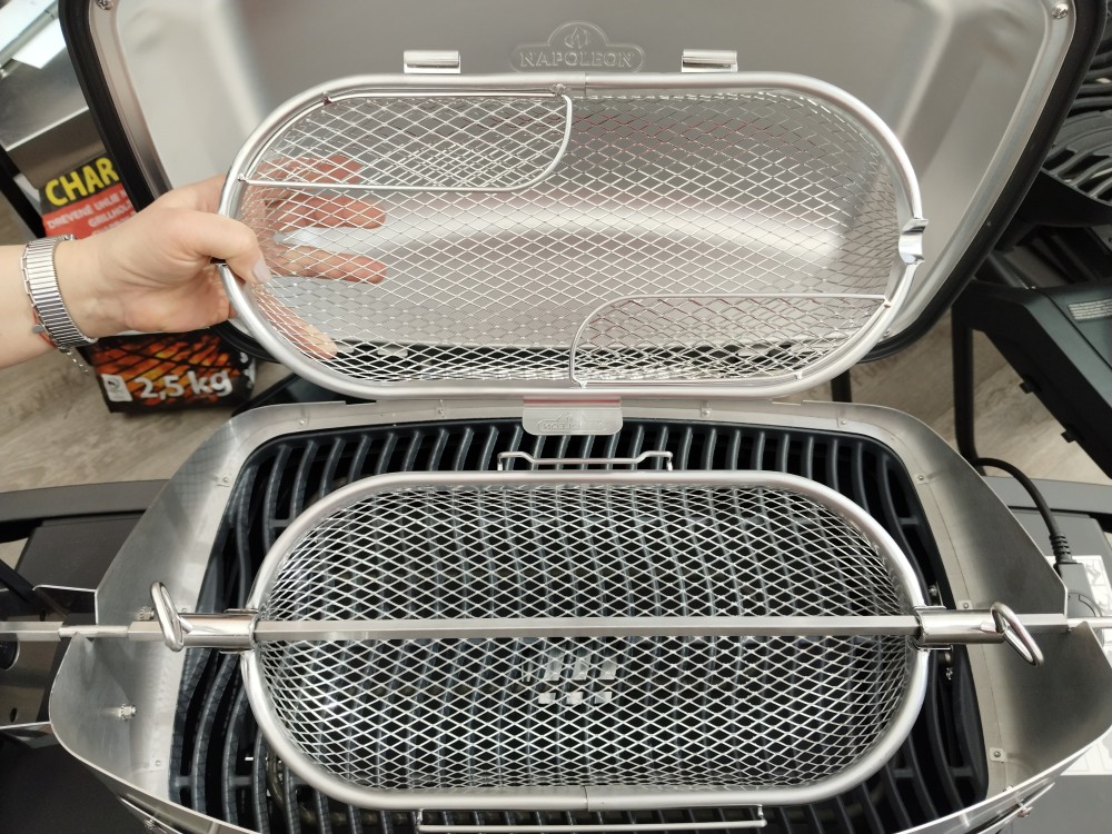 nerezový koš na hranolky pro napoleon travel