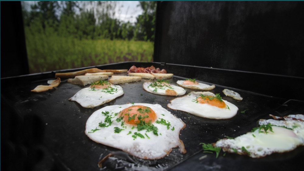 volská oka na grilu