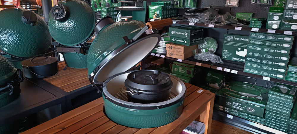 litinový hrnec valhal outdoor v grilu big green egg