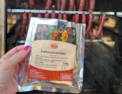 Zvěřinové klobásy s kořenící směsí Mistr Málek