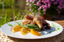 Recept na grilované kuře s pomerančem a libečkem