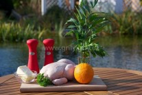 Recept na grilované kuře s pomerančem a libečkem