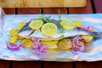 Recept na grilovanou pražmu na bylinkách