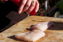 Recept na grilovanou tresku v pepři