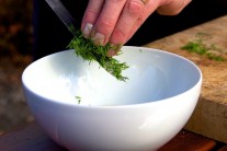 Recept na grilovaný špíz z lososa a krevet