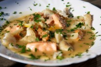 Recept na rybí polévku na grilu