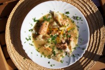 Recept na rybí polévku na grilu