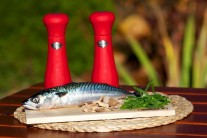 Makrela uzená na grilu