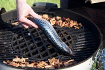 Makrela uzená na grilu