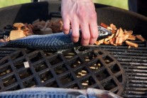 Makrela uzená na grilu