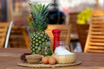 Recept na ananasový koláč na grilu