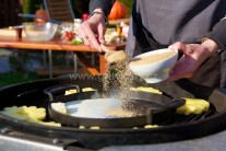 Recept na ananasový koláč na grilu