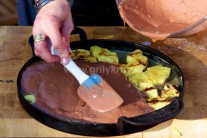 Recept na ananasový koláč na grilu