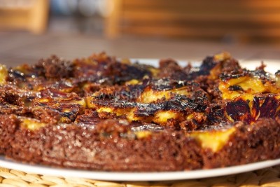 Ananasový koláč na grilu