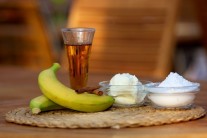 Recept na grilovaný banán s mascarpone