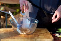 Recept na grilovaný banán s mascarpone