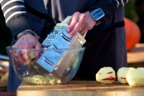 Recept na jablkové lívance se smetanou