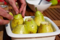 Recept na grilované hrušky