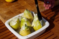 Recept na grilované hrušky