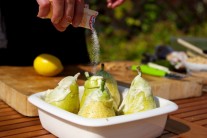 Recept na grilované hrušky