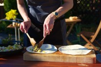 Recept na tortillu plněnou kuřecím masem