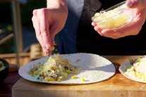 Recept na tortillu plněnou kuřecím masem