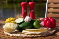 Recept na tortillu plněnou kuřecím masem