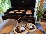 Recept na lívance se švestkovou Nutellou