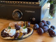 Recept na lívance se švestkovou Nutellou