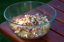 Recept na těstovinový salát s kuřecím masem