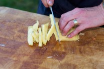 Recept na těstovinový salát s kuřecím masem