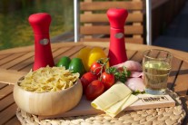 Recept na těstovinový salát s kuřecím masem