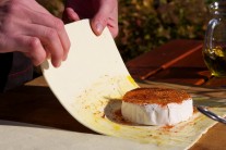 Recept na hermelín grilovaný v listovém těstě