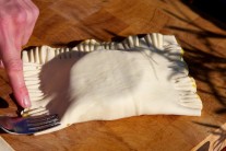 Recept na hermelín grilovaný v listovém těstě