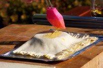 Recept na hermelín grilovaný v listovém těstě