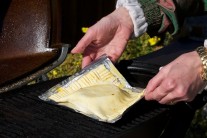 Recept na hermelín grilovaný v listovém těstě