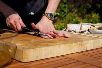 Recept na kuřecí saté na grilu