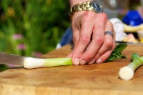 Recept na kuřecí prsa s jarní cibulkou